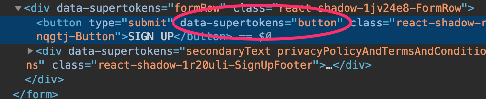 Highlighting attribute for customization